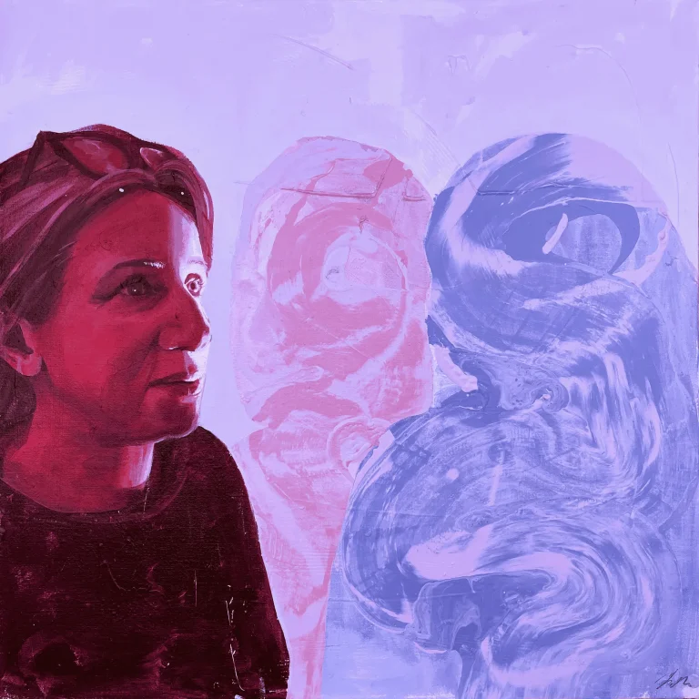 Mountains M - Acrylic painting by Isabelle de Brito