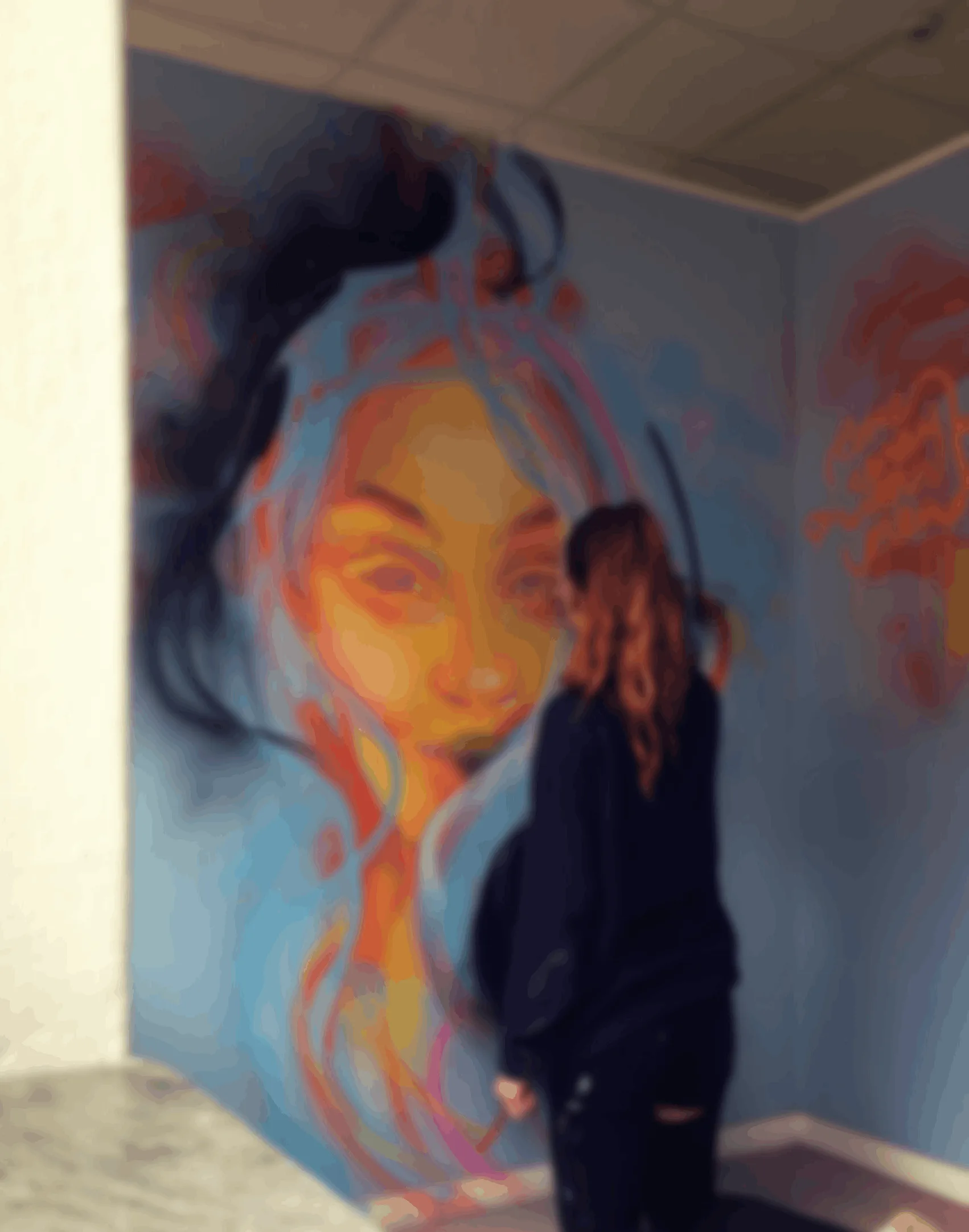 studio pippi 2 mural painting