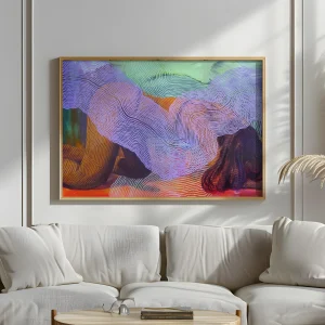 no instructions 100x70cm fine art poster